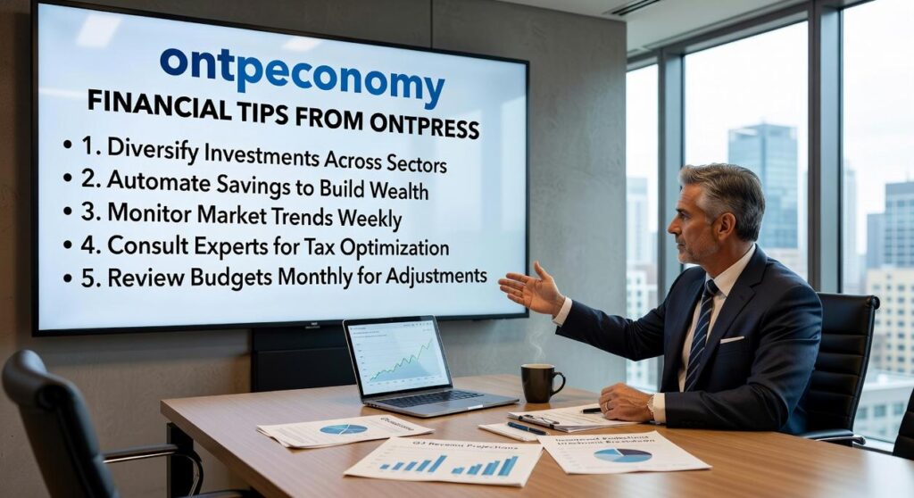 ontpeconomy financial tips from ontpress